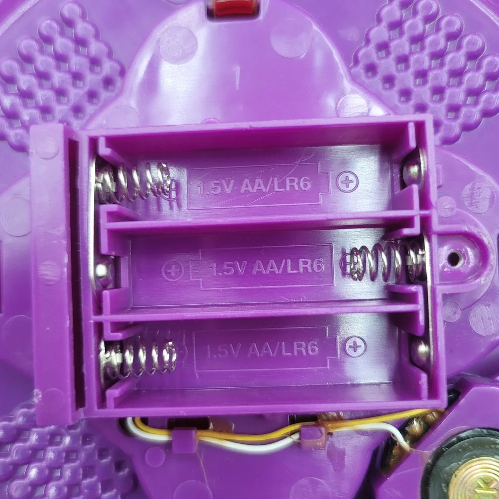 Playskool Sit n Spin Musical Light Up Toy Red Purple Teal Toddler Active Play